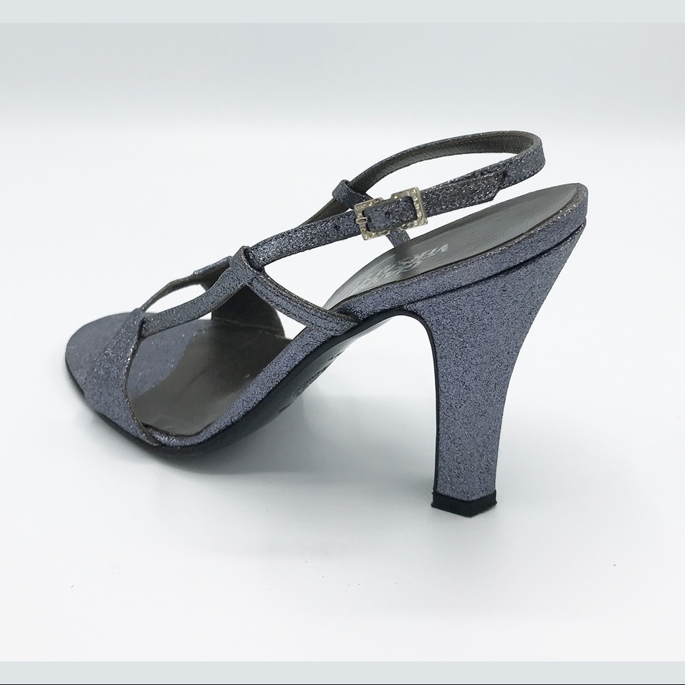 Versace Metallic Sandals, size 37.5 - Picture 2 of 8